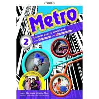 ราคา Bundanjai (หนังสือ) Metro 2 : Student Book and Workbook Pack (P) (25658620131)