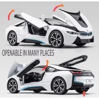 ราคา โมเดลรถเหล็ก bmw i8 supercar สเกล1:22 รายละเอียดสวยสมจริงประตูรถสามารถเปิดปิดได้เป็นงานโมเดลสำหรับตั้งโชว์ (24264127549)