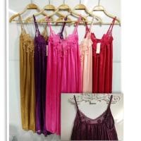 ราคา 52ชุดนอนผ้าแพรสายเดี่ยวสายปรับได้ (8098484847)