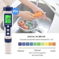 ราคา TDS Meter เครื่องวัดคุณภาพน้ำ PH/EC (Ppm) ปากกาวัดค่า SALT TEMP EZ-9909SP (53154610204)