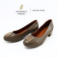 ราคา Udomagg&Findig อุดมเอก ฟินดิจ รองเท้าหนังแท้ผู้หญิง รหัส LH783 (42608655649)