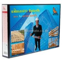 ราคา Butterfly แฟ้ม 3 ห่วง สอดปก A3 แนวนอน สัน 2" ดำ ผีเสื้อ (19427358115)