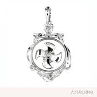 ราคา จี้กังหันแชกงหมิวของแท้จากฮ่องกง ( CKM-BO-12MM-WG) (6283030489)