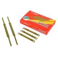 ราคา ลิ้นแฟ้มเหล็กสีทอง (กล่อง 50 ชิ้น) ใบโพธิ์ (17596373990)