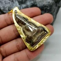 ราคา เหรียญพญางั่ง เป็นพระโบราณพระกรุ เลี่ยมทองไมครอนกันน้ำ"พระบ้านรวมๆสวยๆวัดใจ" (42070734778)