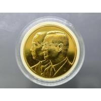 ราคา เหรียญที่ระลึก ครบรอบ 108 ปี วันครบรอบวันสถาปนา กรมทรัพยากรธรณี เนื้อโลหะชุบทอง ขนาด 3.5 เซน ปี2543 พร้อมกล่องหนัง (53605935621)