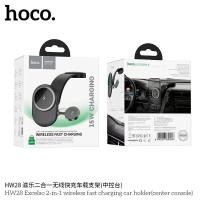 ราคา Hoco HW28 แท่นชาร์จแบบ 2in1 15W Wireless fast charging car holder แท้100% (28006367988)