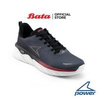 ราคา Bata บาจา ยี่ห้อ Power รองเท้ากีฬา รองเท้าผ้าใบสำหรับวิ่ง Sport Sneakers สำหรับผู้ชาย สีเทา รหัส 8182647 (19476527164)