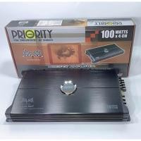 ราคา พาวเวอร์แอมป์รถยนต์ Class AB 4Ch.ยี่ห้อ PRIORITY รุ่น PT- 446 SMT 100.4Watts. MOSFET AMPLIFIER (3444485523)