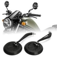 ราคา For Kawasaki W 800 W800 Motorcycle Accessories Aluminum Handlebar Handle Bar Rearview Rear View Mir (56402417363)