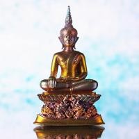 ราคา พระกริ่งพุทธศิลป์ รุ่นแรก เนื้อนวะ ขนาด 3.9 ซม หลวงพ่อพระใส วัดโพธิ์ชัย จ.หนองคาย รุ่น เพิ่มบารมี 64 #1689 (18884460749)