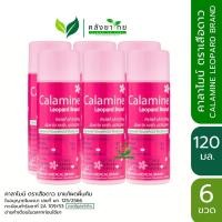 ราคา [ยกแพ็ค 6 ขวด] ล็อตใหม่!! CALAMINE คาลาไมน์ ตราเสือดาว แก้คัน ผดผื่น ลมพิษ ขนาด 60/120 มล. (24982965682)