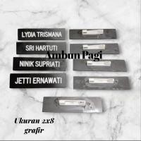 ราคา ป้ายชื่อหน้าอก ป้ายชื่อข้าราชการ ป้ายชื่อเต็มสีดํา กราฟต์ (51004582612)