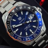 ราคา TAG Heuer Aquaracer Automatic 43 mm Steel WAY201T.BA0927 (BATMAN GMT) (50655688577)