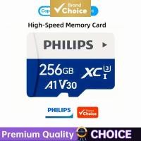 ราคา PHILIPS การ์ดหน่วยความจํา Micro SD 4K UHS-I V30 Class10 130Mb/S สําหรับกล้องวงจรปิด กล้องแอคชั่น โดรน 64G 128G (50504994091)