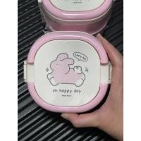 ราคา กล่องข้าว กล่องใส่อาหาร moshi moshi สีชมพู (47555594374)