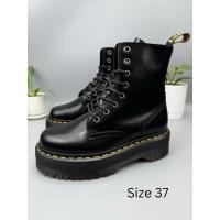 ราคา Sz.37 Dr.Martens JADON BlackSmooth มือสองของแท้ รองเท้าบูทพื้นสูงหนังแท้ (27778041093)