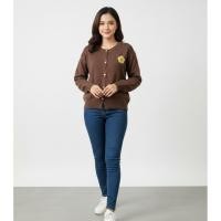 ราคา กาเนวา เสื้อคาร์ดิแกนถักดอกไม้ปักสไตล์เกาหลีน่ารัก (52656178367)