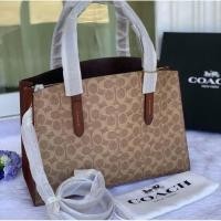 ราคา New Coach chalie 14" กระเป๋าโค้ชแท้ 100% มีสายสะพายยาวค่ะ (8208954515)