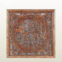 ราคา แกะสลักผนังพื้นหลังจีนตกแต่งภาพวาดแขวนไม้เนื้อแข็งงานฝีมือแขวนผนังทางเข้าจี้ไม้แกะสลัก Dongyang (25440280460)