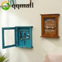 ราคา คิวคิวมอลล์ ที่ใส่กุญแจติดผนัง,ชั้นวางกุญแจตู้ไม้ตกแต่ง,กล่องเก็บกุญแจวินเทจชนบทสร้างสรรค์ตกแต่งบ้าน (48856419863)