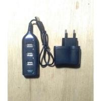 ราคา [SAVER CAMBO] Adapter Shell + 4 พอร์ต USB Hub / 5v Charger Shell / 4 Port Hub (29365149555)