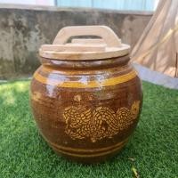 ราคา โอ่งมังกร + ฝาปิด ไหมังกรลาย พร้อมจัดส่ง ขนาด 28×28 cm. ฝาปิด 7 นิ้ว (16392544555)