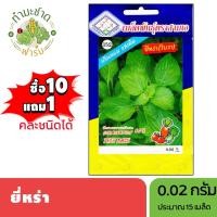 ราคา 3A (ซื้อ10แถม1) เมล็ดพันธุ์ ยี่หร่า ขนาด 0.02 กรัม ประมาณ 15 เมล็ด TREE BASIL ใบรา กระเพราญวน โหระพาช้าง เมล็ดพันธุ์พืช (4034544779)