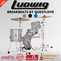 ราคา กลองชุด LUDWIG Breakbeats by Questlove กลองชุด 4ชิ้นไซส์พกพาง่ายพร้อมกระเป๋า (ไม่รวม hardware และฉาบ) [ผ่อน 0% 10เดือน] (26273377774)