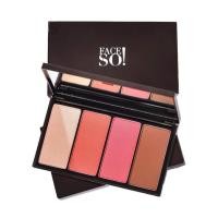 ราคา เฟสโซ! บลัชออน 4ช่อง 17g ปัดแก้ม Face So! Mosaic Glow Blusher (22337206858)