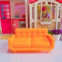 ราคา โซฟาBarbieสีส้มมือสองแบบ2ที่นั่ง (42963287014)