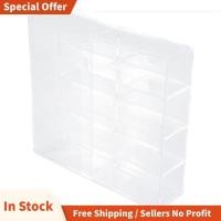 ราคา 1:64 สําหรับ Hot Wheel Display กล่องโมเดลรถของเล่นตู้ Rack สําหรับรถยนต์ Hotwheel Diecast Storage กล่องแสดงกันฝุ่น (47854985895)