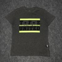 ราคา เสื้อยืดพิมพ์ลายตัวอักษรและแถบสะท้อนแสงผ้าฝ้าย UNISEX sport basic แบรนด์ลําลอง Anta 2hand สินค้า HK มือสอง (42158823784)