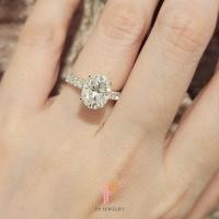 ราคา แหวนเพชรชู Oval cut 3 กะรัต (29153452405)