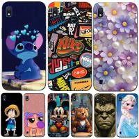 ราคา SAMSUNG สําหรับSamsung A10 กรณีซิลิคอนโทรศัพท์ปกหลังสําหรับSamsung Galaxy A10 GalaxyA10 10 SM-A105F A105 A105FสีดําTpuกรณีที่มีสีสันการ์ตูนเป็ดตลกเงิน (55155505868)