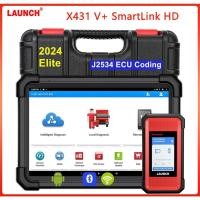 ราคา LAUNCH X431 V+ SmartLink HD เครื่องมือวินิจฉัยสําหรับงานหนักรองรับรถบรรทุก 24V X-431 V+ เครื่องสแกนอ่านรหัสสําหรับงานหนัก (43762504924)