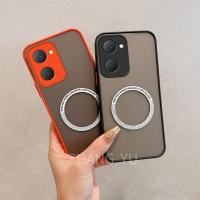 ราคา ปลอก VIVO Y03 4G Y18 Y18E Y37 เคสโทรศัพท์ใหม่เคสโทรศัพท์แม่เหล็กโปร่งใสฝ้า (26306348825)