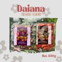 ราคา Daiana Premium Tiramisu Almond Chocolate ช็อกโกแลตอัลมอนด์เคลือบผงทิรามิสุ 250g มี 2 รส จากมาเลเซีย Halal (29837802469)