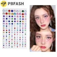 ราคา PBFASH Face Rhinestone สติกเกอร์ 1Sheet เทศกาลแต่งหน้าตกแต่งชั่วคราว Tattoo Eyes Shadow คริสตัล Face Jewels สติกเกอร์ DIY ไข่มุกอายไลเนอร์เพชร Decals (46805096089)