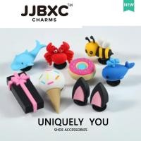 ราคา JJBCX หัวเข็มขัดรองเท้า Charm Donut ไอศกรีม Whale Bee Crab อุปกรณ์เสริมการ์ตูน DIY แฟชั่น (54754634989)