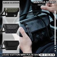 ราคา Louis Vuitton PULSE Mini Bag กระเป๋าสะพายข้างผู้ชาย (26726467881)
