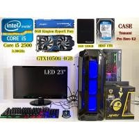 ราคา คอมพิวเตอร์ชุด Core i5 2500@3.30GHz +GTX1050ti 4GB+ RAM 8GB +SSD120GB +HDD 1TB+เคสใหม่+LED 23นิ้ว ครบชุด พร้อมใช้งาน (2282519965)