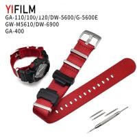 ราคา ไนลอนเปลี่ยนสายนาฬิกาสําหรับ Casio G-Shock GA-110/100/120/150/200/400 GD-100/110/120 DW-5600 GW-6900 สร้อยข้อมือสายคล้องคอ (10223526615)