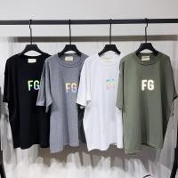 ราคา Fog Fear Of God FG เสื้อยืดแขนสั้น เสื้อแนวสตรีทฮิปฮอป FGเรืองแสง คุณภาพดี ของแท้100%!!!!!!!! (4142590776)