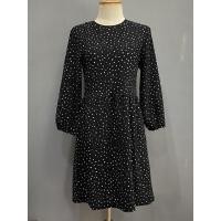 ราคา Janina มินิเดรสแขนยาว ปลายแขนจั้ม พื้นสีดำลายจุดสีขาว ผ้ายืดนิ่ม สินค้ามือ 1 **ดูขนาดที่รายละเอียดสินค้านะคะ** (17789847161)