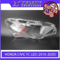 ราคา HONDA CIVIC FC 16 17 18 19 20 **LED**HEADLAMP COVER / HEADLIGHT COVER / HEADLAMP LENS / HEADLIGHT LENSauto parts ของแต่งรถ (48055321839)