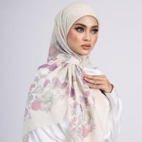 ราคา Hijabistahaub รุ่น Giselle BAWALHIJAB ผ้าคลุมบาวาสี่เหลี่ยม ลายดอกสีชมพู พื้นสีครีมขนาด 45 (29801144553)