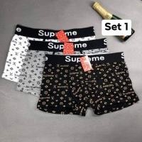 ราคา กางเกงชั้นในชาย Supreme 1 Set มี 3 ตัว (4584747202)