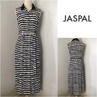 ราคา JASPAL MAXI DRESS เดรสกระโปรงปกเชิ๊ตแขนกุด (3553421368)