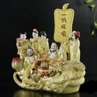 ราคา 8เซียน โป๊ยเซียน แปดอมตะ ข้ามทะเล แปดเซียน สูง18นิ้ว 八仙过海 (27317406074)